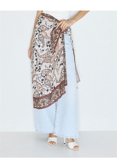 Sarong stampato ACCESS fashion | 63-4038-0091CHOCO